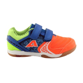 Tênis indoor American Club ADI 170620 laranja, azul, verde branco 5