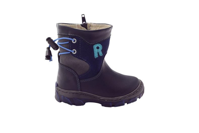 Botas com zíper Ren But 1457 azul marinho cinza azul-marinho 5
