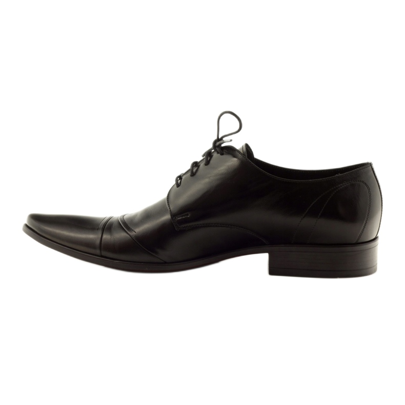 Sapatos de couro para homens Pilpol 1138 preto 1