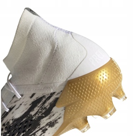Chuteiras Adidas Predator 20.1 Fg M FW9186 preto, branco, preto, dourado branco 2