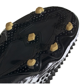 Chuteiras Adidas Predator 20.1 Fg Jr FW9208 preto, branco, preto, dourado branco 1