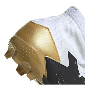 Chuteiras Adidas Predator 20.1 Fg Jr FW9208 preto, branco, preto, dourado branco 2