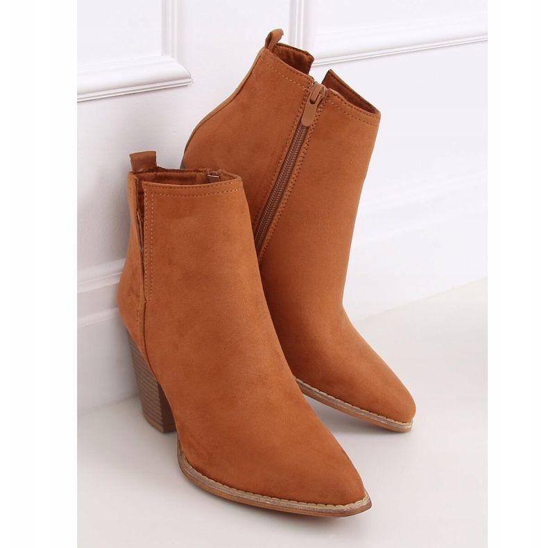 Botas de salto alto amêndoa camelo M397 Camelo marrom 1