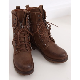 Botas marrons militares de trabalho BZ66017-KB Khaki castanho cáqui 2