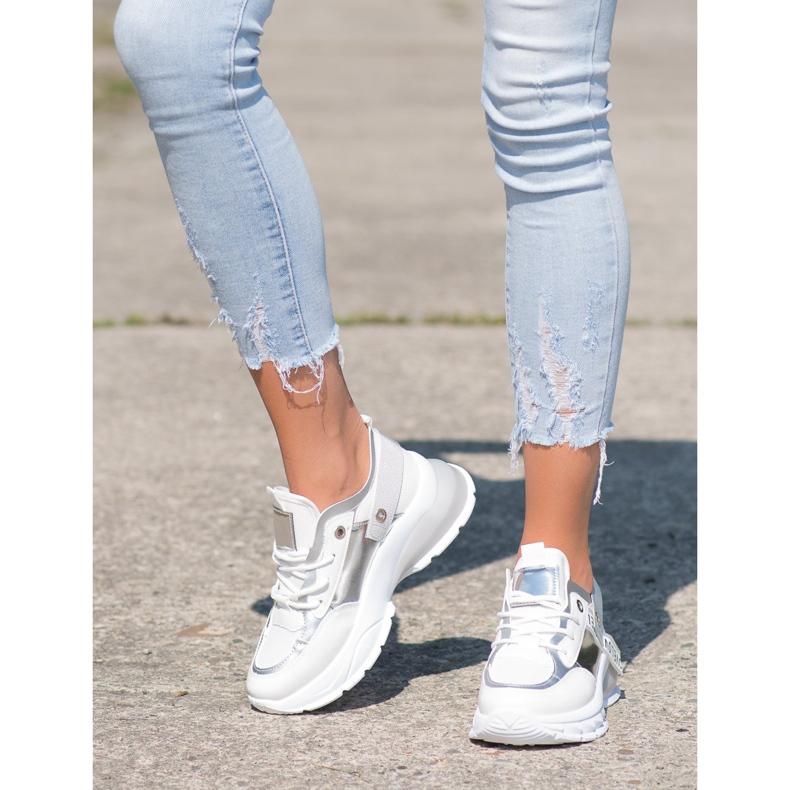 Marquiz Tênis estilosos branco 2