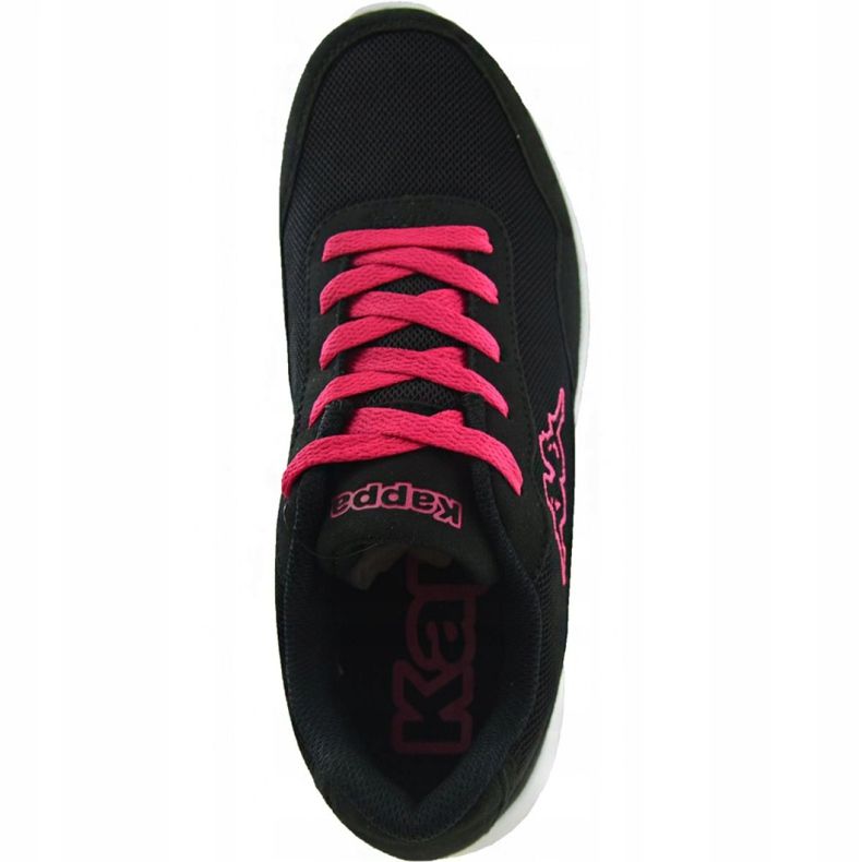 Kappa Follow W 242495 1122 sapatos preto azul rosa 1