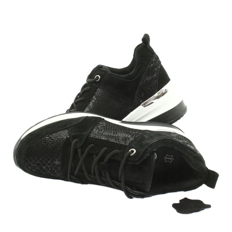 Calçado desportivo feminino amarrado a Filippo DP1505 / 20 preto 4