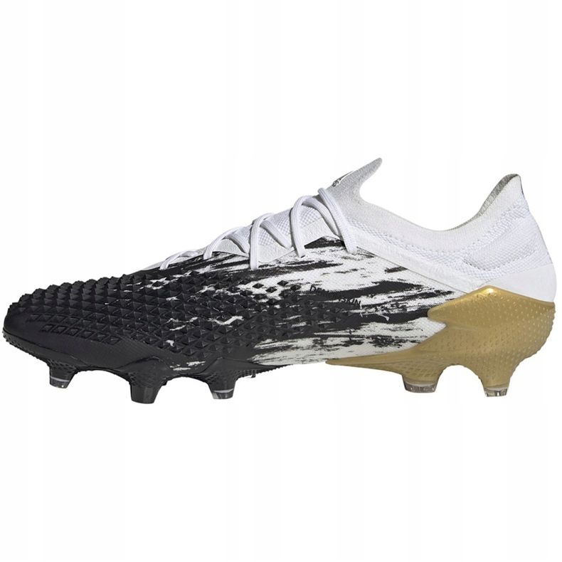 Chuteiras Adidas Predator Mutator 20.1 LM Fg FW9182 cinza branco 2