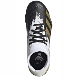 Chuteiras Adidas Predator 20.3 Tf Jr FW9220 cinza branco 1