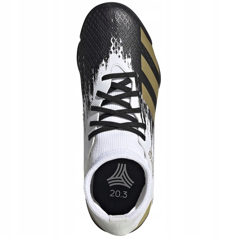 Chuteiras Adidas Predator 20.3 Tf Jr FW9220 cinza branco 1