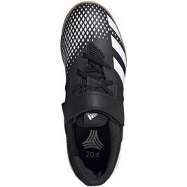 Chuteiras Adidas Predator 20.4 H&amp;L In Sala Jr FW9226 preto preto 1