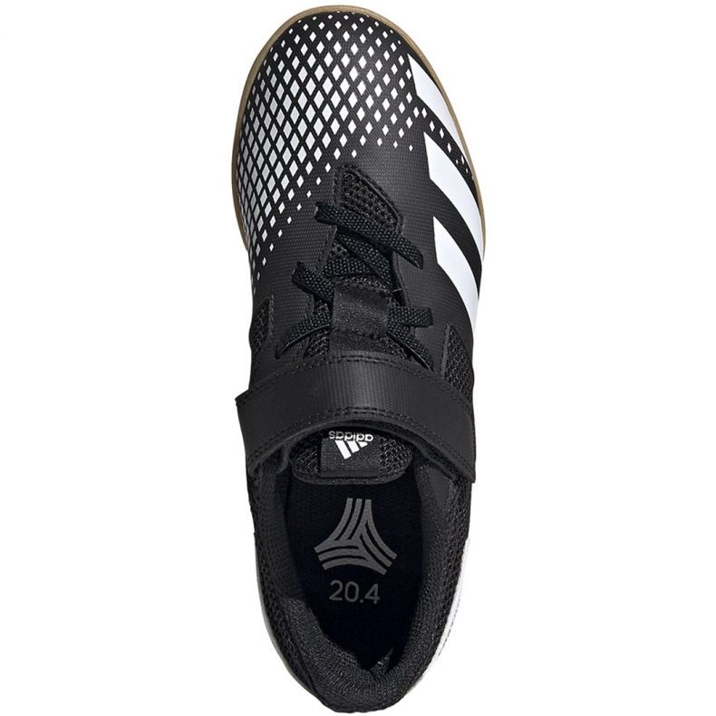 Chuteiras Adidas Predator 20.4 H&amp;L In Sala Jr FW9226 preto preto 1