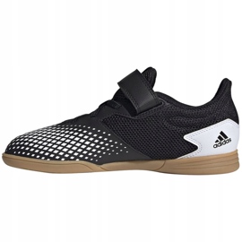 Chuteiras Adidas Predator 20.4 H&amp;L In Sala Jr FW9226 preto preto 2