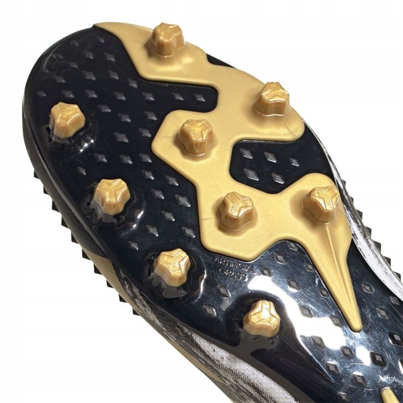Chuteiras Adidas Predator 20.1 Low Ag M FW9747 preto, branco, preto, dourado branco 1