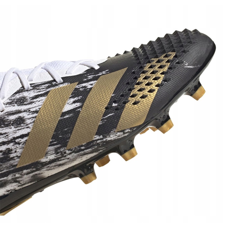 Chuteiras Adidas Predator 20.1 Low Ag M FW9747 preto, branco, preto, dourado branco 2