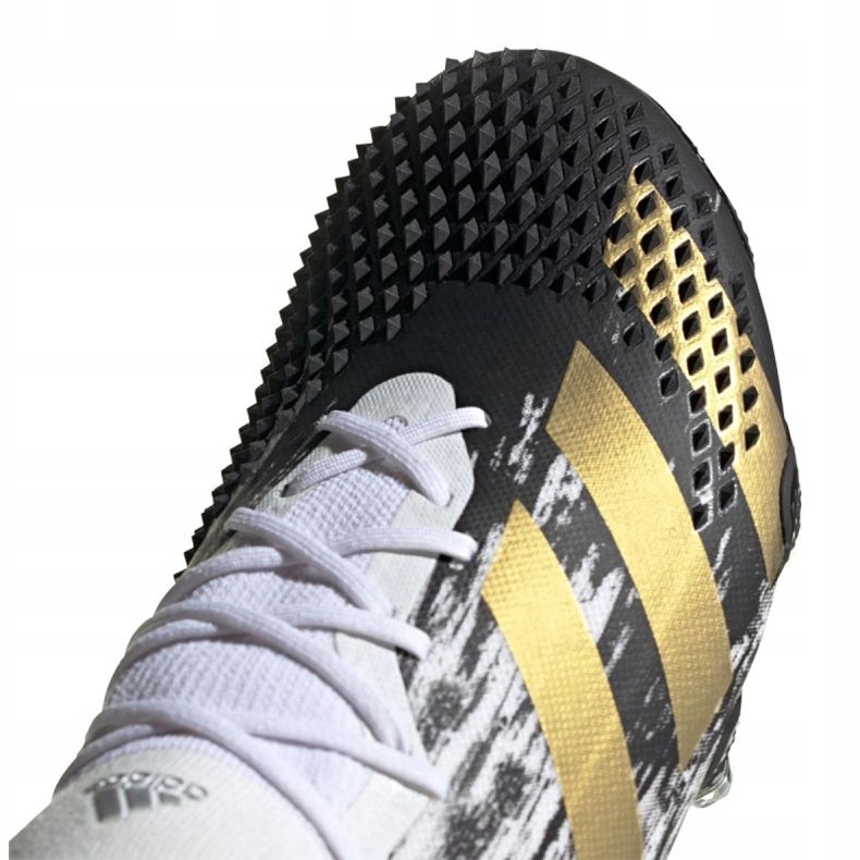 Chuteiras Adidas Predator 20.1 Low Sg M FW9181 preto, branco, preto, dourado branco 2