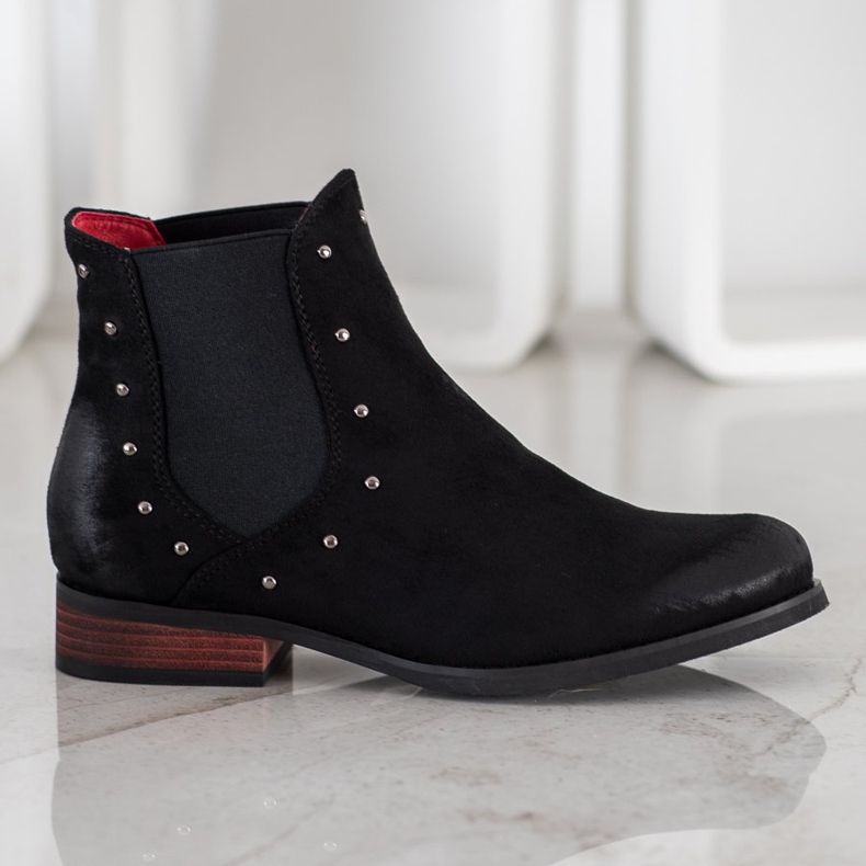 Goodin Botas pretas Chelsea com acessórios preto 2