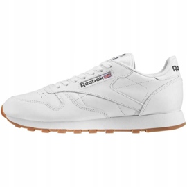 Sapatos masculinos Reebok Cl Lthr branco 49799 1