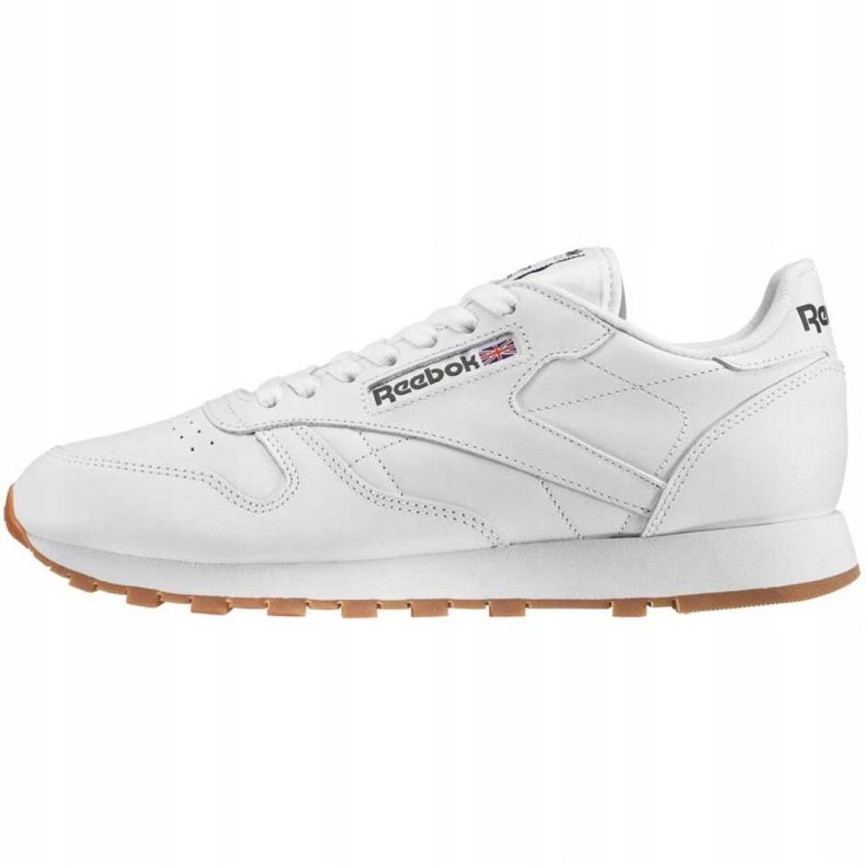 Sapatos masculinos Reebok Cl Lthr branco 49799 1