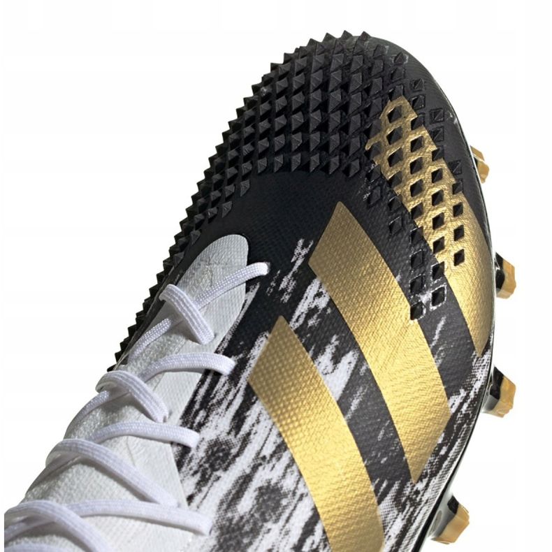 Chuteiras Adidas Predator 20.1 Ag M FW9185 preto, branco, preto, dourado branco 2