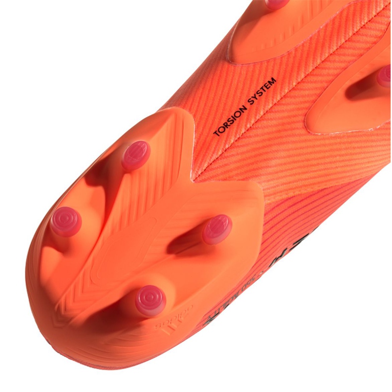 Chuteiras Adidas Nemeziz 19+ Fg M EH0772 multicolorido laranja 1