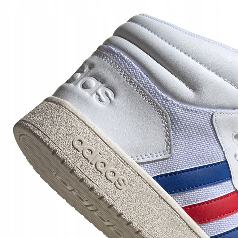 Tênis de basquete Adidas Hoops 2.0 Mid M FW8252 multicolorido branco 1