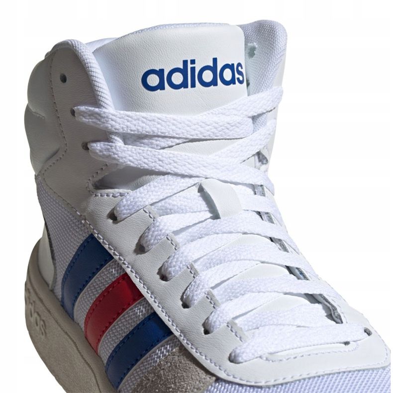Tênis de basquete Adidas Hoops 2.0 Mid M FW8252 multicolorido branco 2