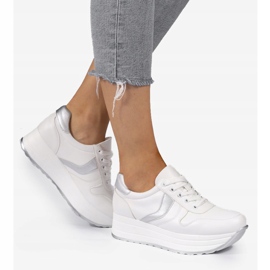 Sapatos esportivos brancos, tênis BK-20 1