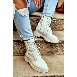 Botas femininas Big Star White GG274597 branco 1