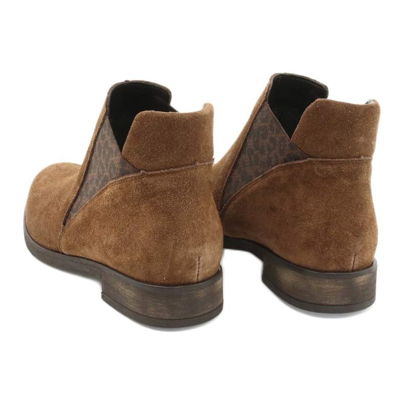 Gamis Botins de camurça 4036 castanho 5