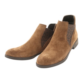 Gamis Botins de camurça 4036 castanho 2