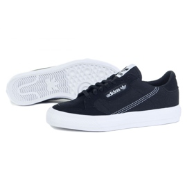 Sapatos Adidas Continental Vulc Jr EF9451 preto 1