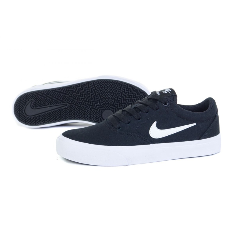 Sapatos Nike Sb Charge Cnvs W CQ0260-004 branco preto 1