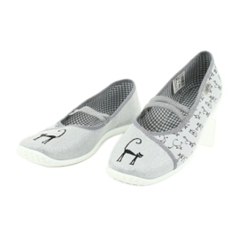Sapatos juvenis Befado 345Q163 preto cinza 3