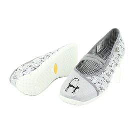 Sapatos juvenis Befado 345Q163 preto cinza 4