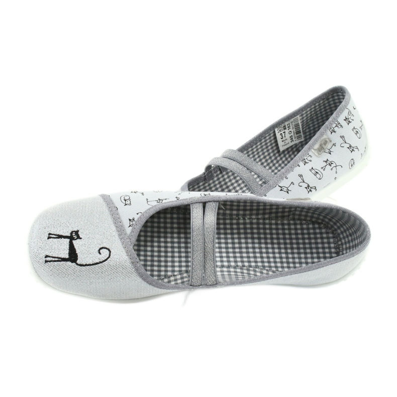 Sapatos juvenis Befado 345Q163 preto cinza 5