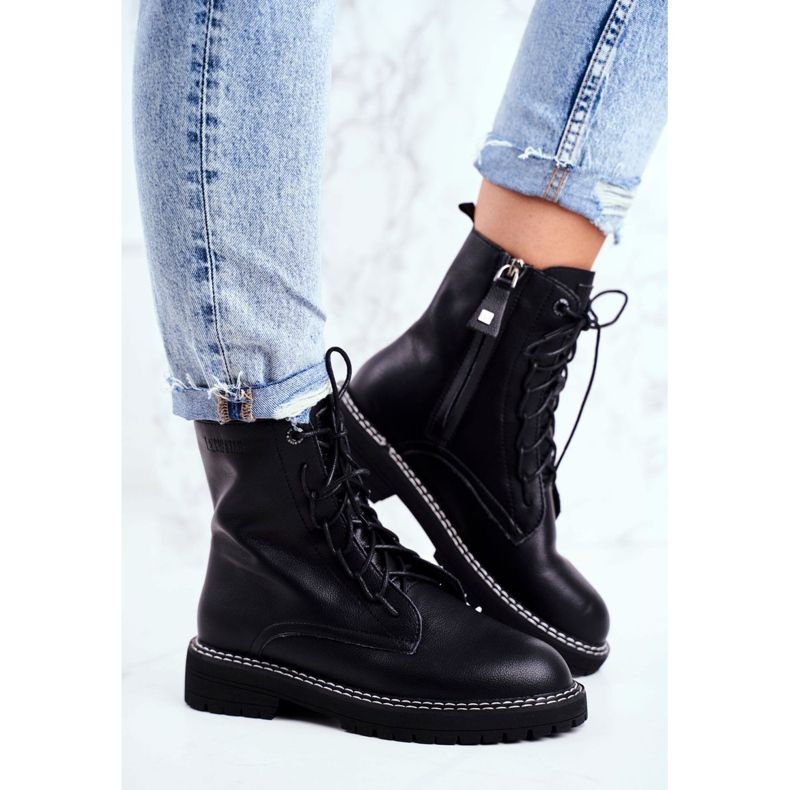 Botas femininas Big Star pretas GG274596 preto 1