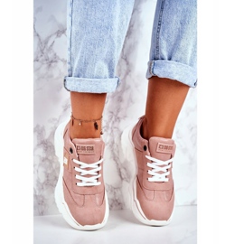 Calçados esportivos femininos Big Star Pink GG274210 rosa 1