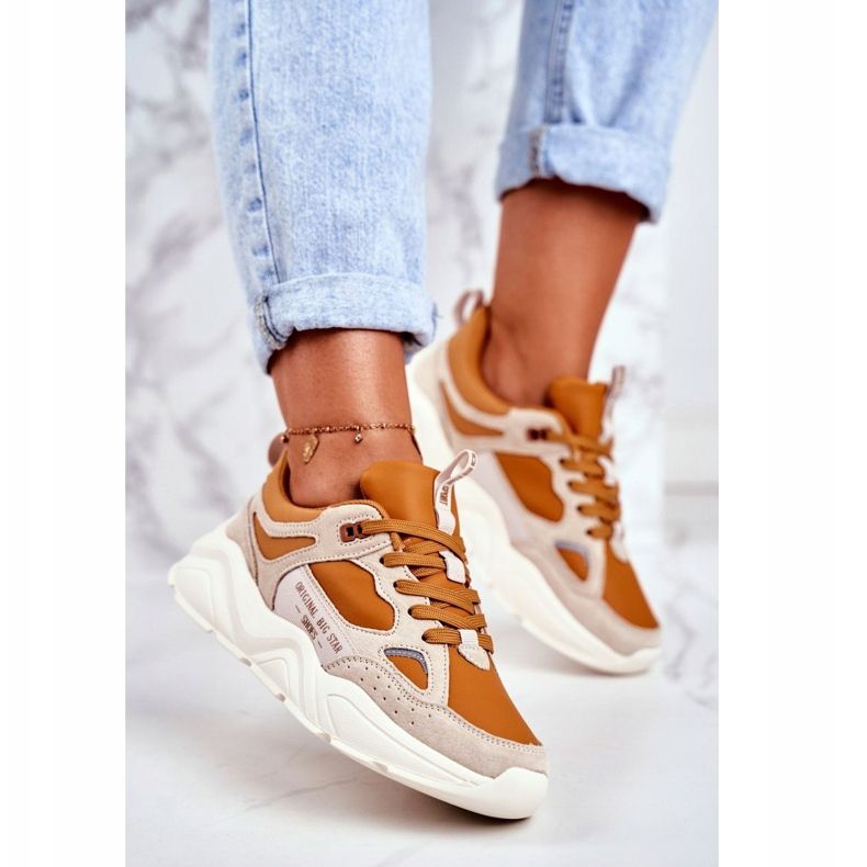 Tênis feminino Big Star Beige GG274653 bege 1