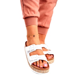 Chinelos femininos Big Star Branco FF274665 multicolorido 2