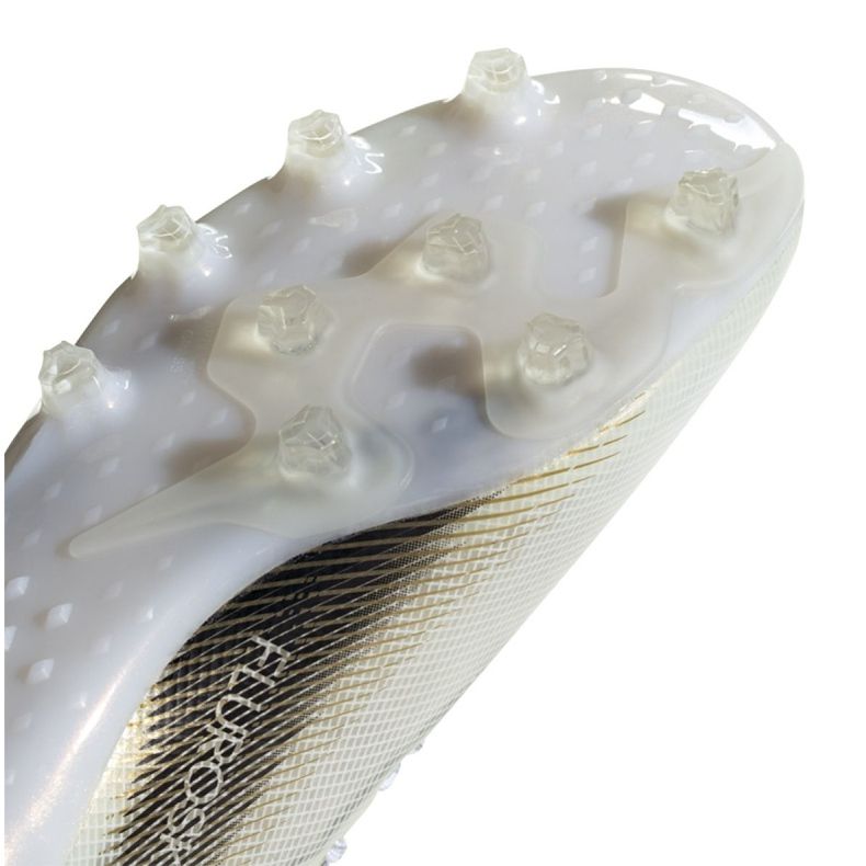 Chuteiras Adidas X Ghosted.1 Ag M EG8154 preto, branco, dourado branco 1