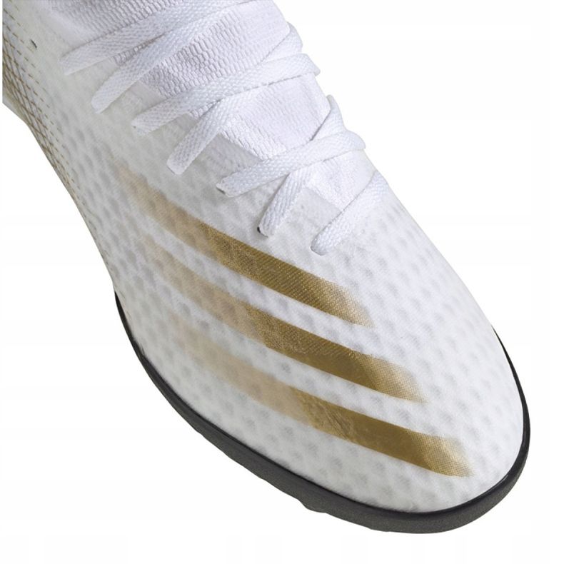 Chuteiras Adidas X Ghosted.3 Tf M EG8199 preto, branco, dourado branco 2