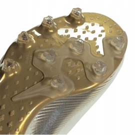 Chuteiras Adidas X Ghosted + Ag M FW9562 preto, branco, dourado branco 2