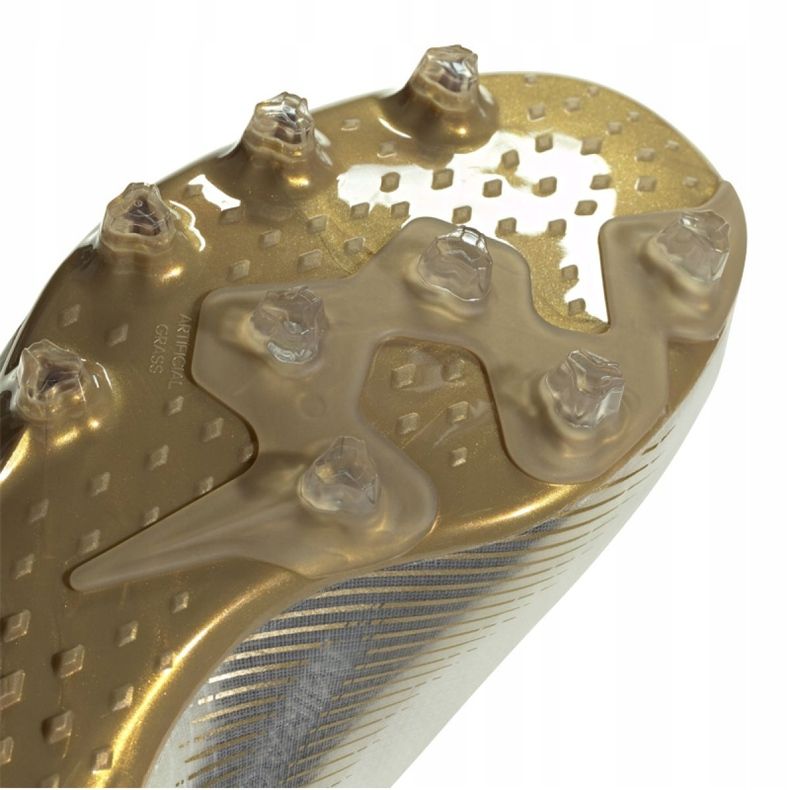 Chuteiras Adidas X Ghosted + Ag M FW9562 preto, branco, dourado branco 2