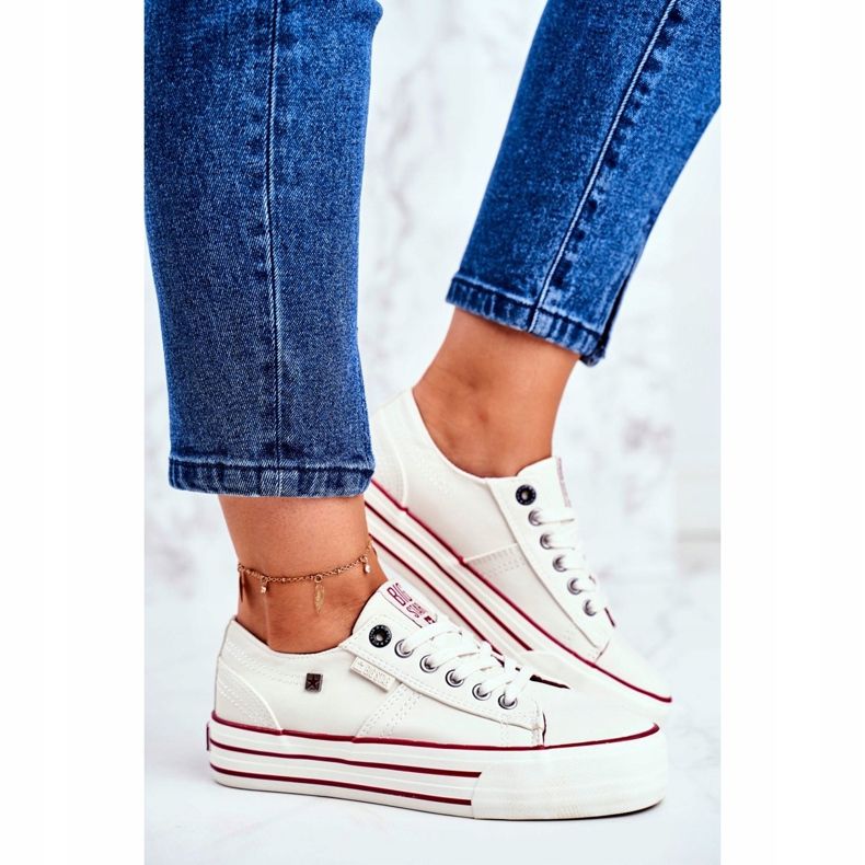 Tênis feminino Big Star White GG274140 branco 2