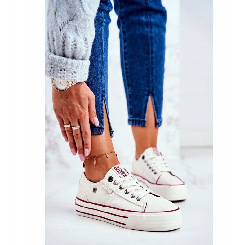 Tênis feminino Big Star White GG274140 branco 1