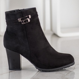 Goodin Botas Pretas Com Cinto Decorativo preto 2