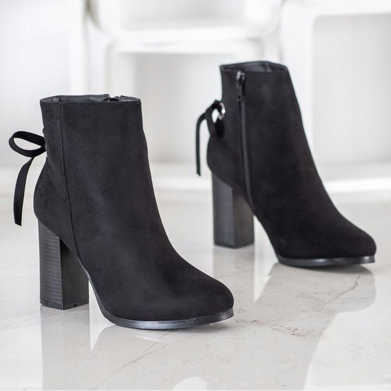 Goodin Botas Com Amarração Decorativa preto 1