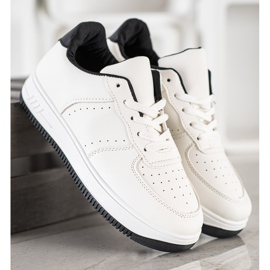 SHELOVET Tênis no Paltform branco 1