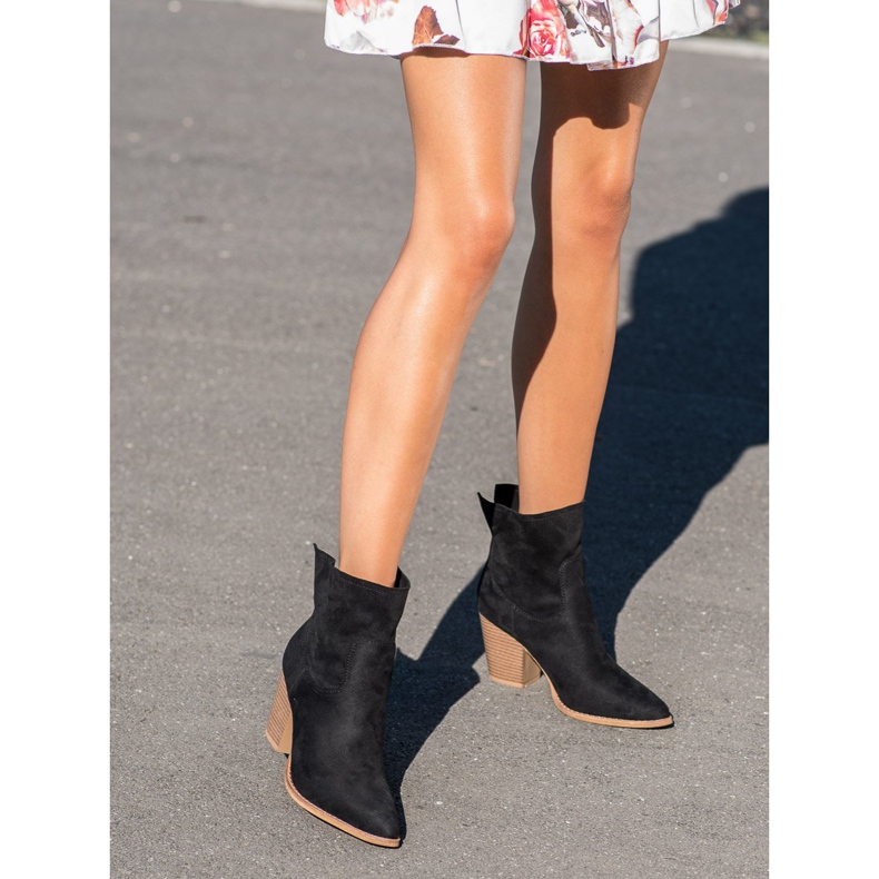 Erynn Botas altas de caubói preto 1